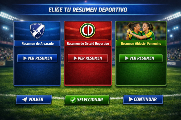 Resumen Del Fútbol De La Mano de GDM